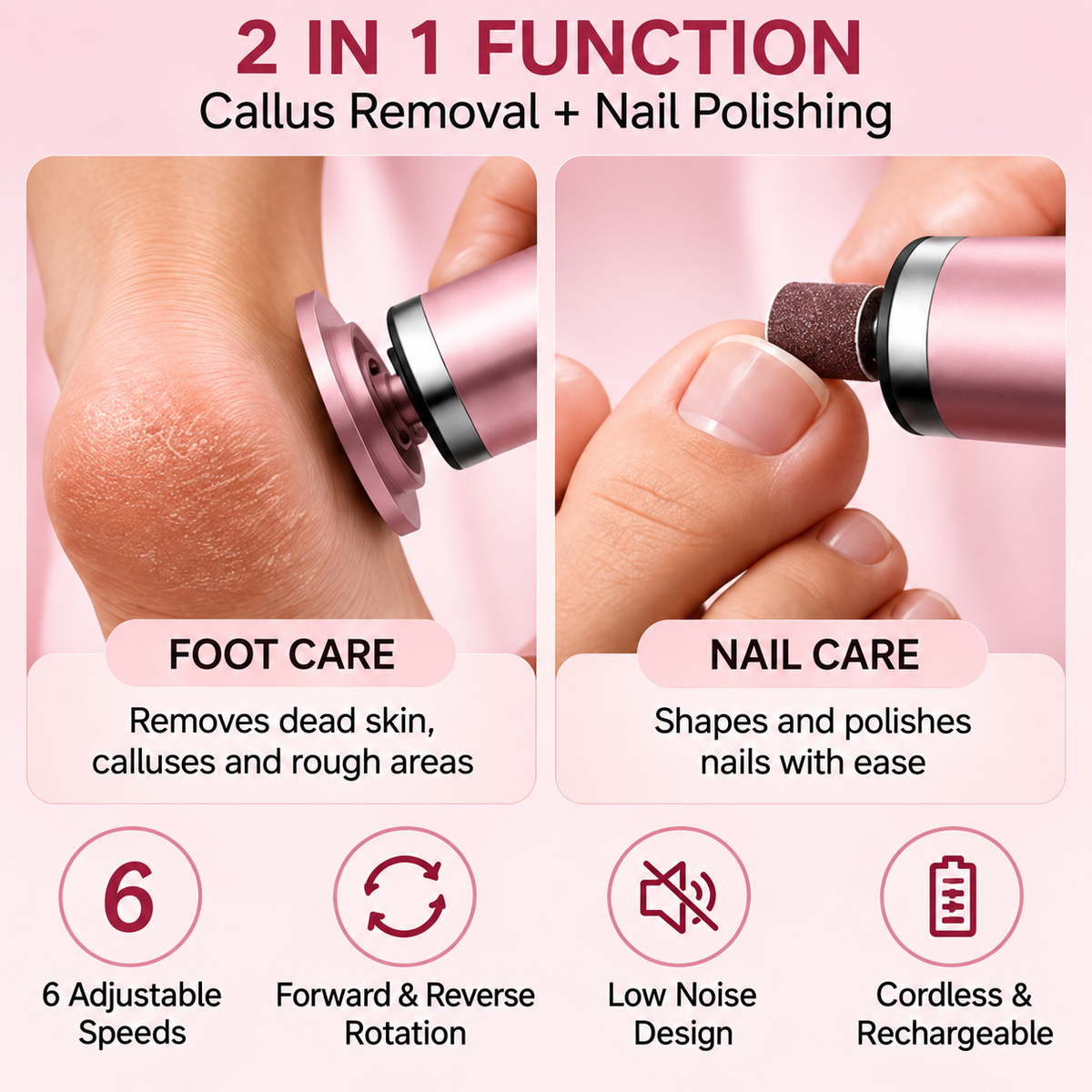 2 Bilby Smoothe-Foot & Nail Care
